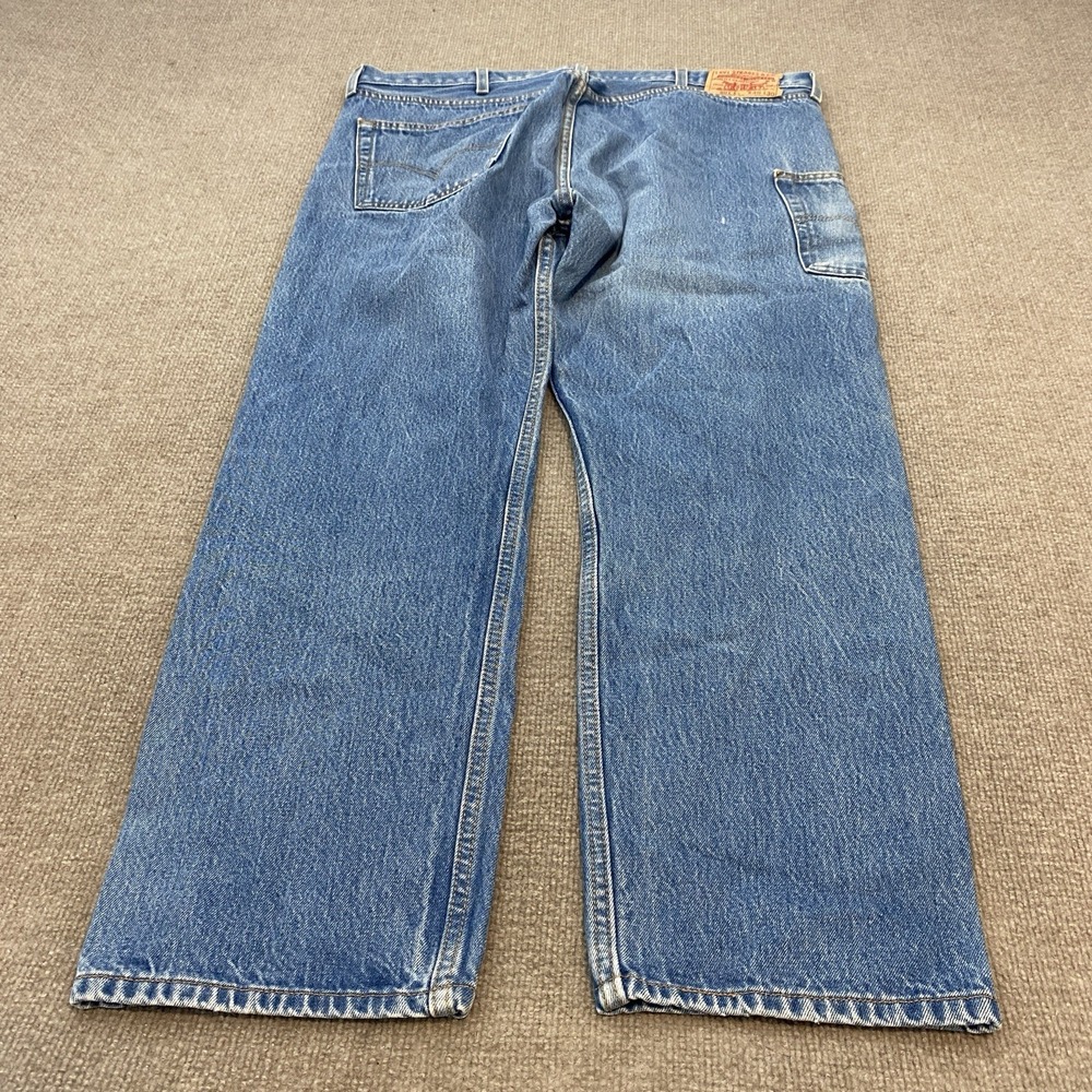 Vintage Levis 501 XX Jeans Mens Fits 40x29 Blue Asymmetrical Pocket Denim 2000s